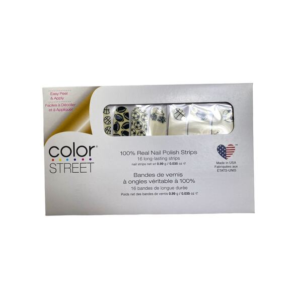 Color Street Dream Team Sports Overlay Long Lasting Nail Polish Strip Retired - Picture 3 of 5